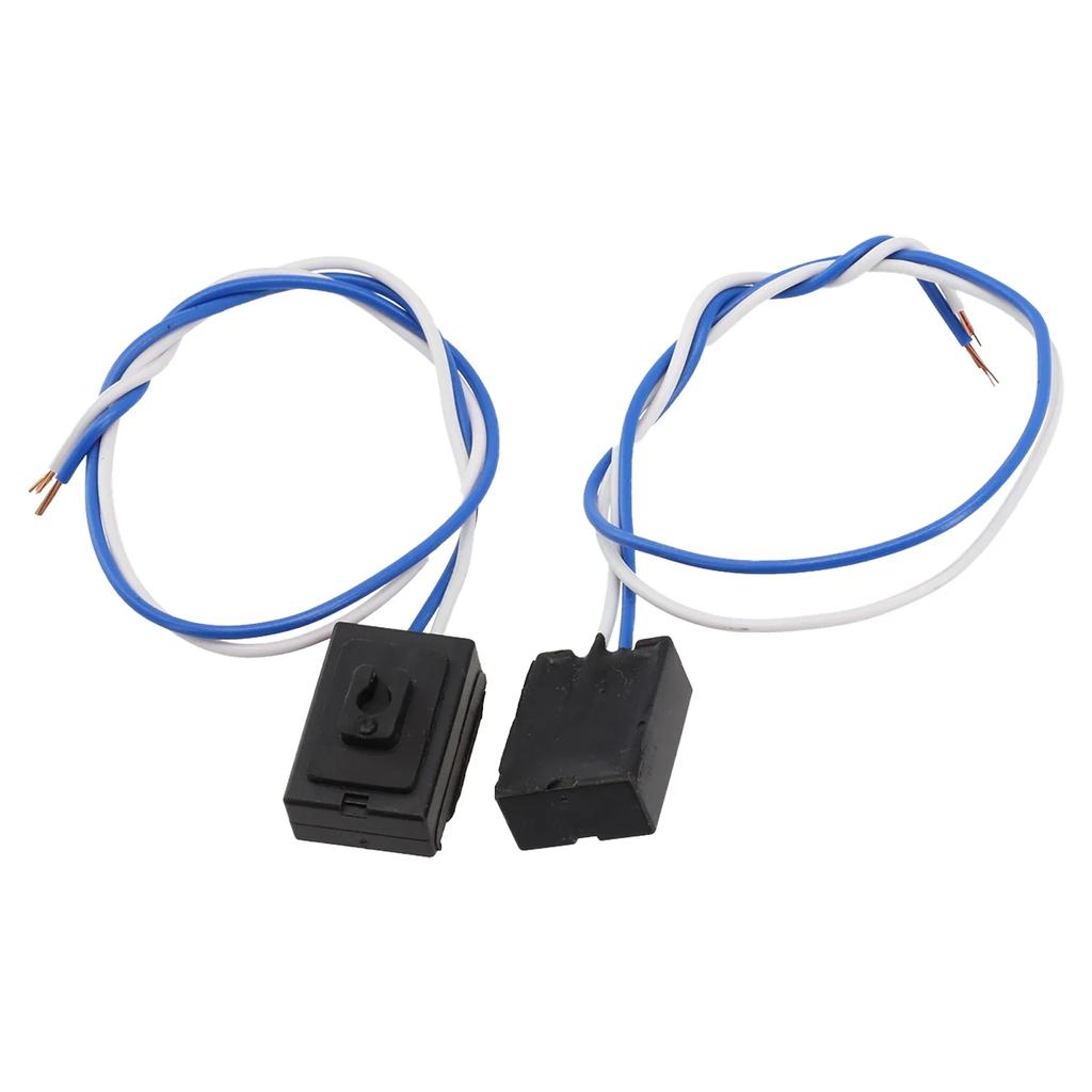 Auto Parts Handle Small Button Pair Door Inductive Front Exterior Plastic Replacement 2pcs Set Car Accessories
