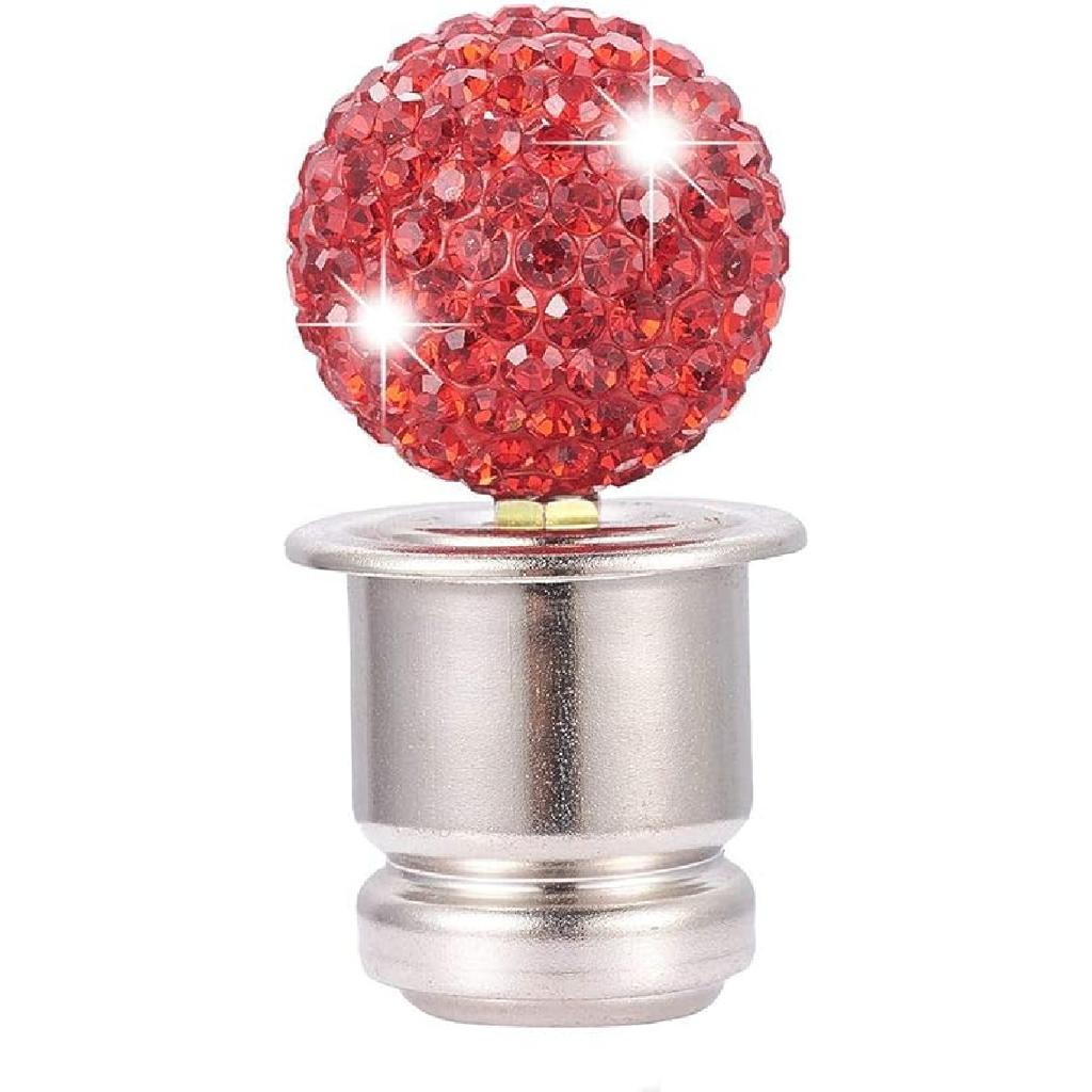 Colorful Crystal Car Bling Rhinestone Car igarette 12V, Fits Most Vehicles