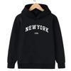 New York Boys and Girls Hoodies Autumn/Winter Hoodies Long Sleeves Classic Casual Minimalist Jackets Children's Letter Hoodies
