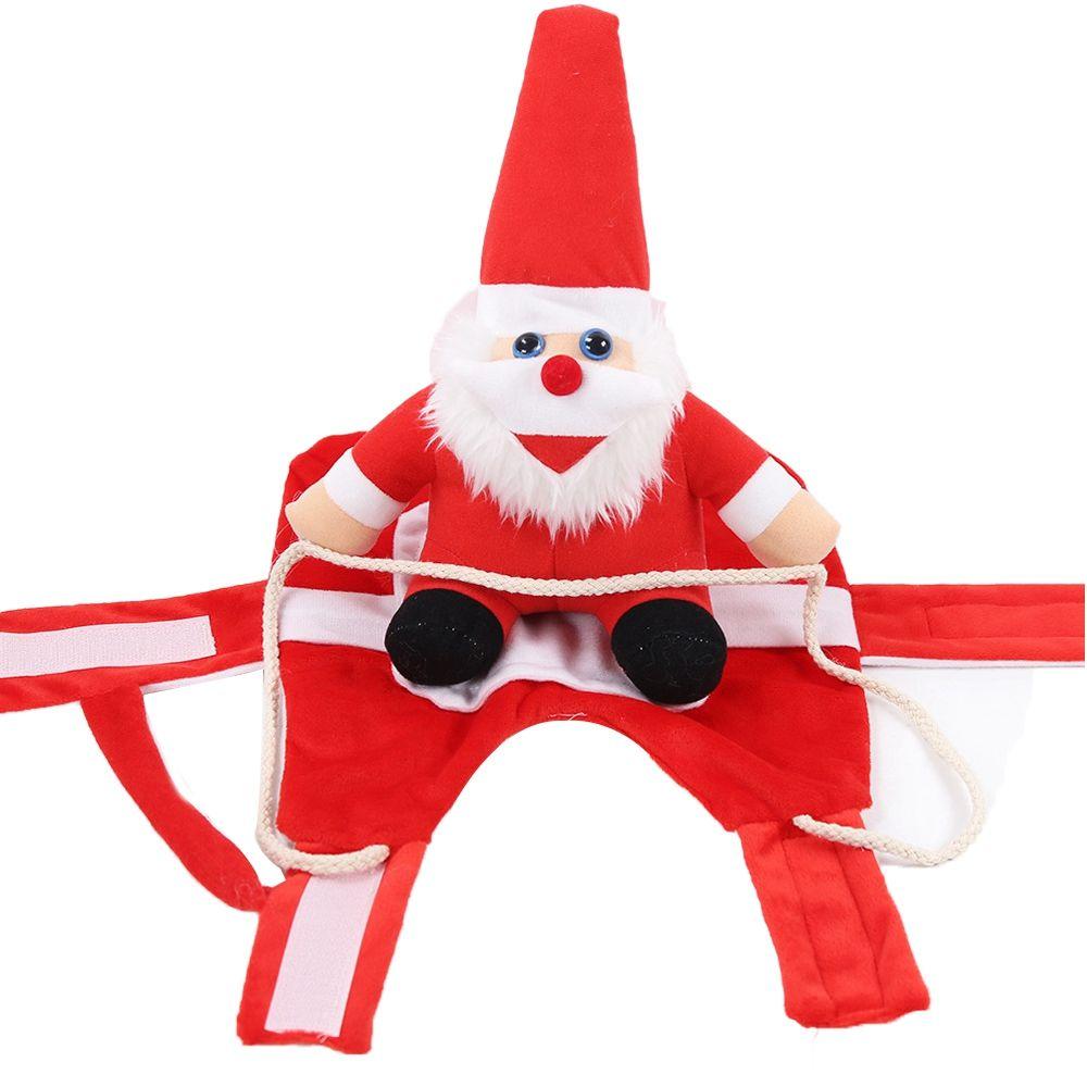 with Christmas Doll Jacket Coat Supplies Dog Apparel Costumes Santa Claus Pet Clothes Pet Supplies