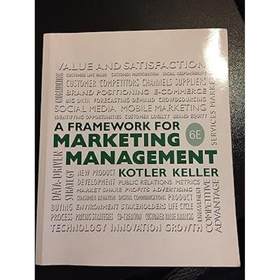 Framework for Marketing Management 6th Edition Paperback UKN1321