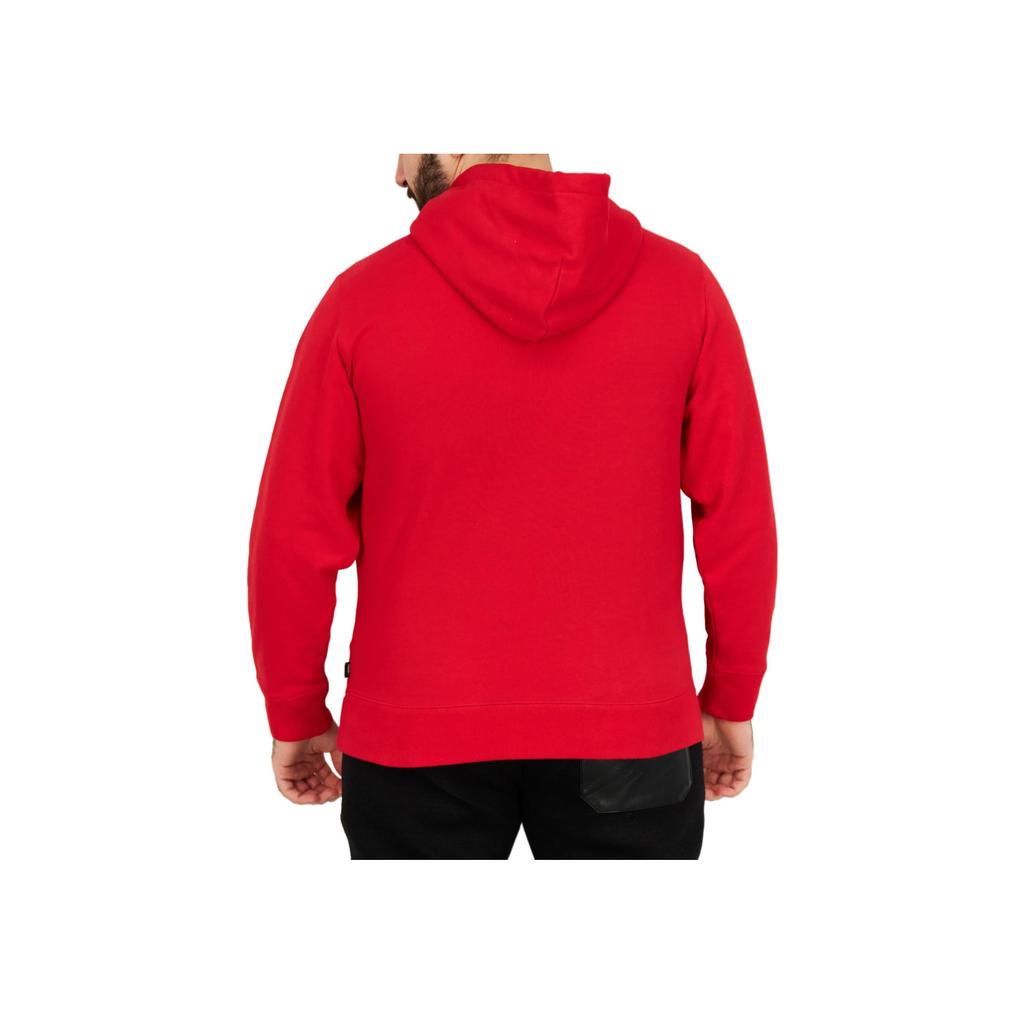 Vans Logo Pullover Hoodie Unisex Tops Red VN0A3TXKIZQ