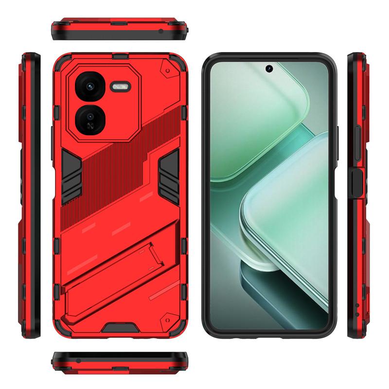 For ViVo iQOO Z9x Case ViVo iQOO Z9x 5G Cover Punk Style Armor Bumper Shield Protective Back Phone Cases On ViVo iQOO Z9x Funda
