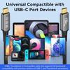 Type-C 8K HD Screen Casting Cable, 40G USB4 Fast Charging, Thunderbolt 4/3 Compatible, 240W