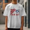 4 juli T-shirt Självständighetsdagen Amerika Patriotisk USA Firande T-shirt 009