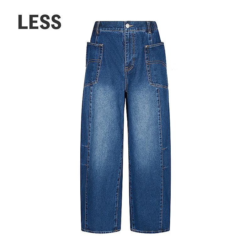 LESS Loose Banana Denim Long Pants M