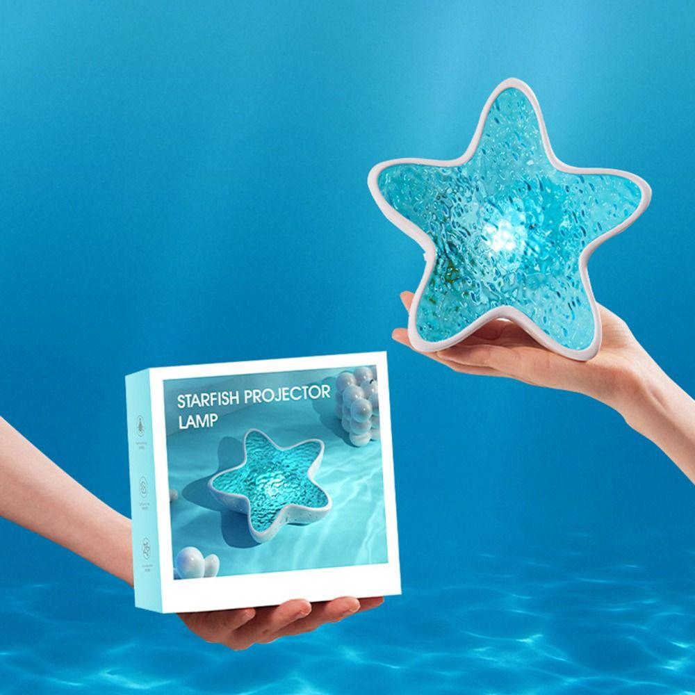 Weißes Rauschen Wasserwellen Projektor Nachttischlampe Meereswellen Lampe Neue Ozean Projektionslampe