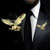 Men Vintage Eagle Pin Brooches Decoration Corsage Badge Jewelry Gifts
