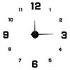 European Style Minimalist Large Luminous Silent Clock DIY Three-dimensional Digital Wall Clock Living Room Bedroom Digital Wall Mounted Clock