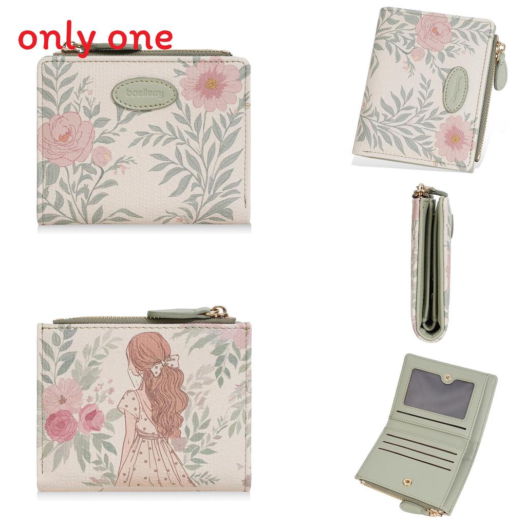 Cartoon Short Wallet For Women With Antitheft Design And Card Organizer