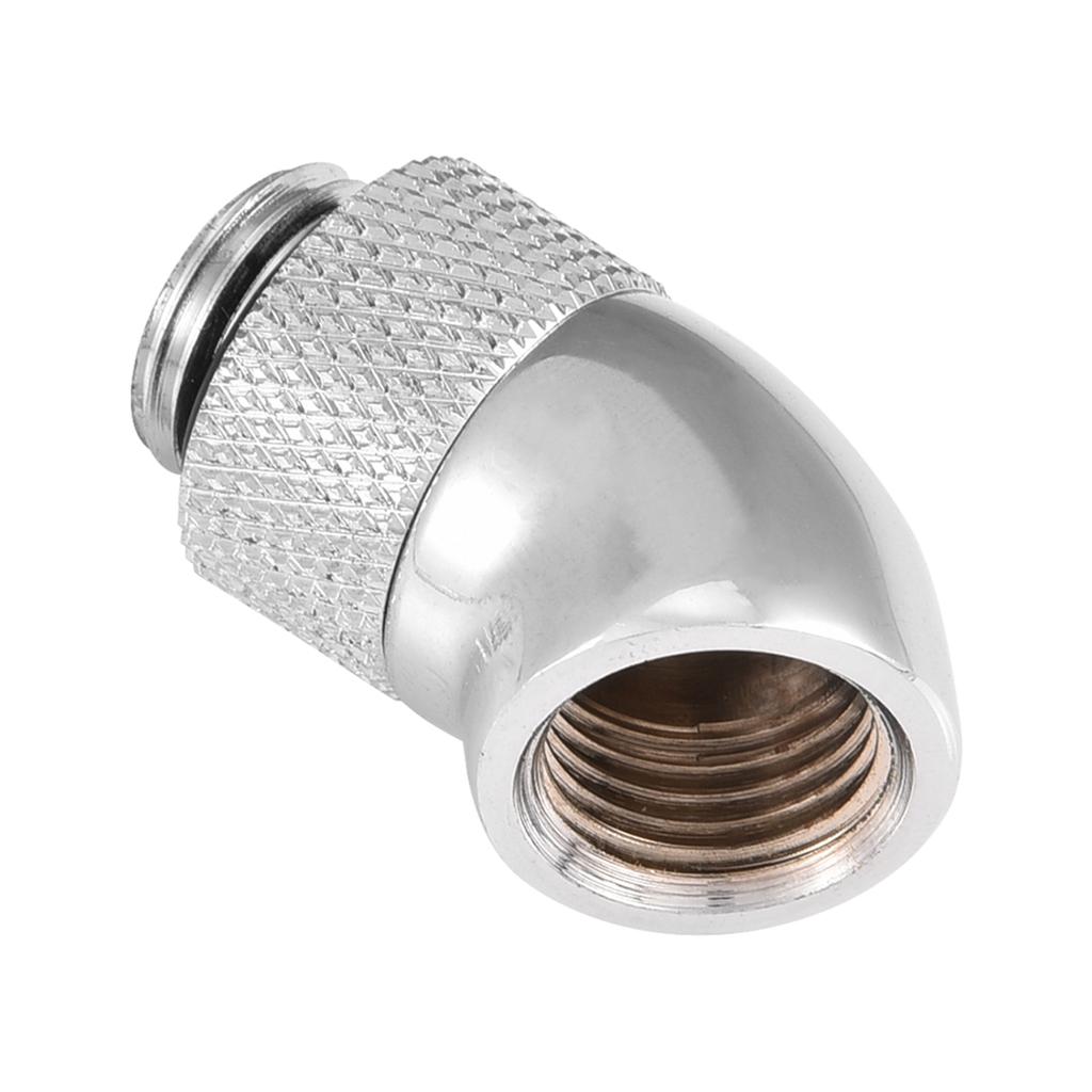 45 Degree Angled G1 4 Fitting Adapter Connector Water Cooling System Tackle Accessory