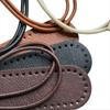 Creative Leather Handbag Strap with Wristlet Handle DIY Knitting Crochet Round Rope Bag Base Vintage Handbag Accessories