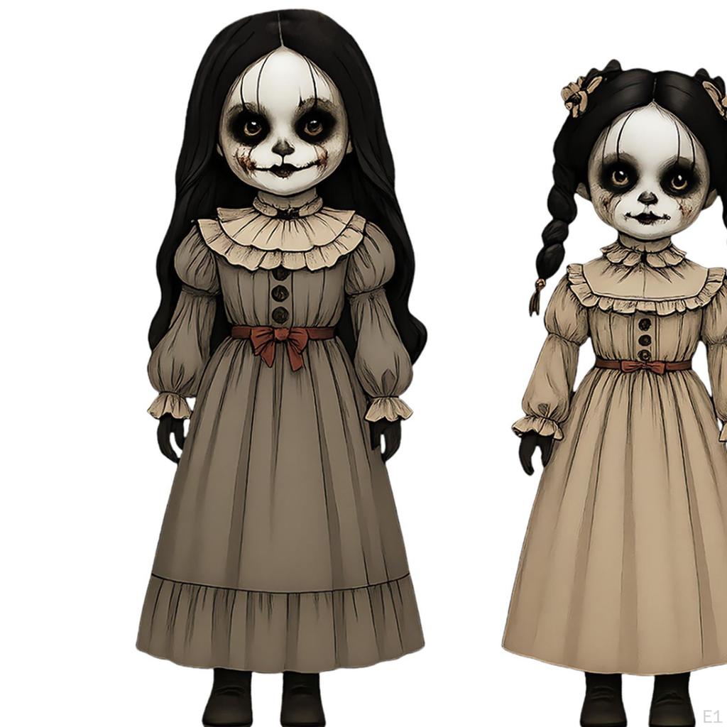 2 Stück Halloween Outdoor Dekorationen Gartenschild, Gartenstecker 2D Flach Horror Gruselig für Garten