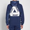 Palace x Adidas Frterry Hooded Jacket With Triangular Logo Unisex Outerwear Blue AZ6593