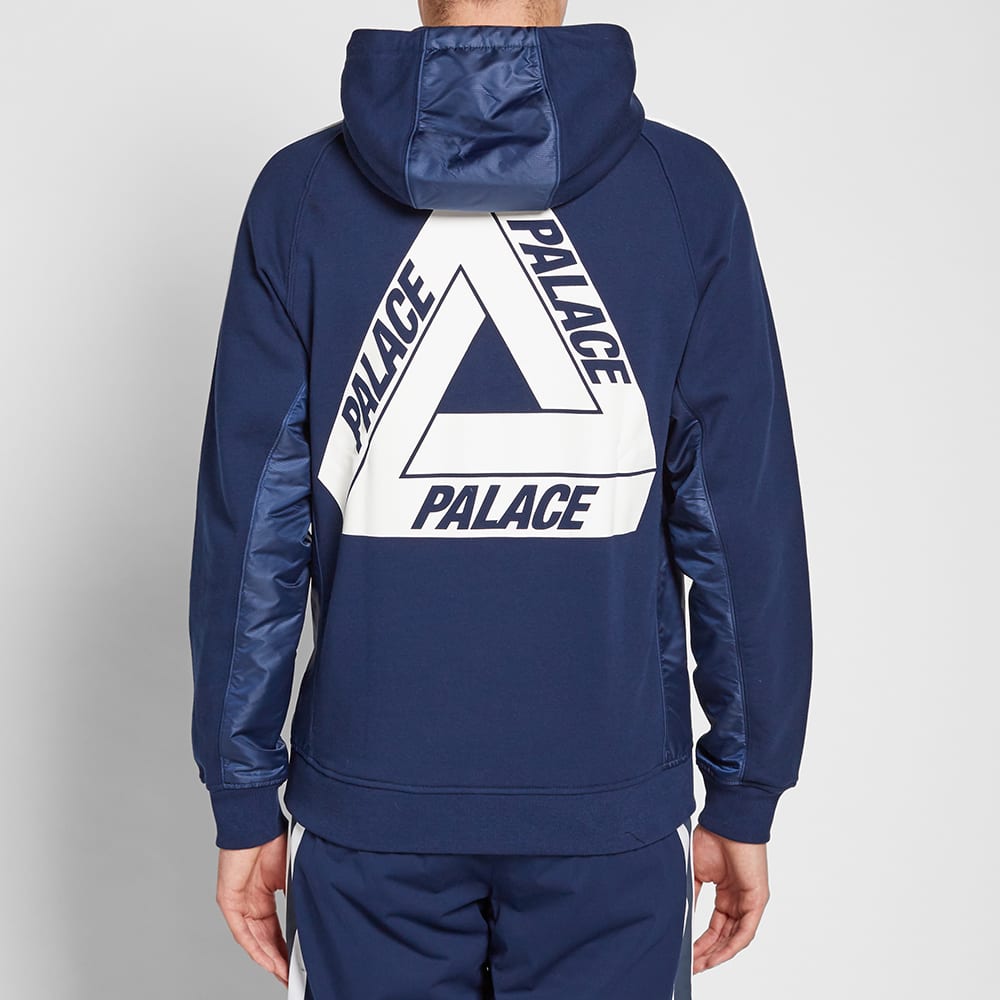 Palace x Adidas Frterry Hooded Jacket With Triangular Logo Unisex Outerwear Blue AZ6593