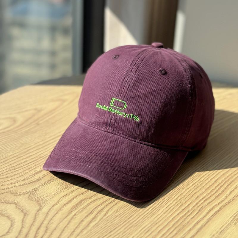 Cotton Embroidered Baseball Cap For Men Women Sunshade Sun Protection