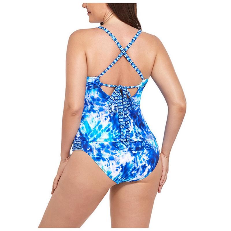 Women Summer Plus Size Swimsuit Beautiful Back Tie Strap Swimwear