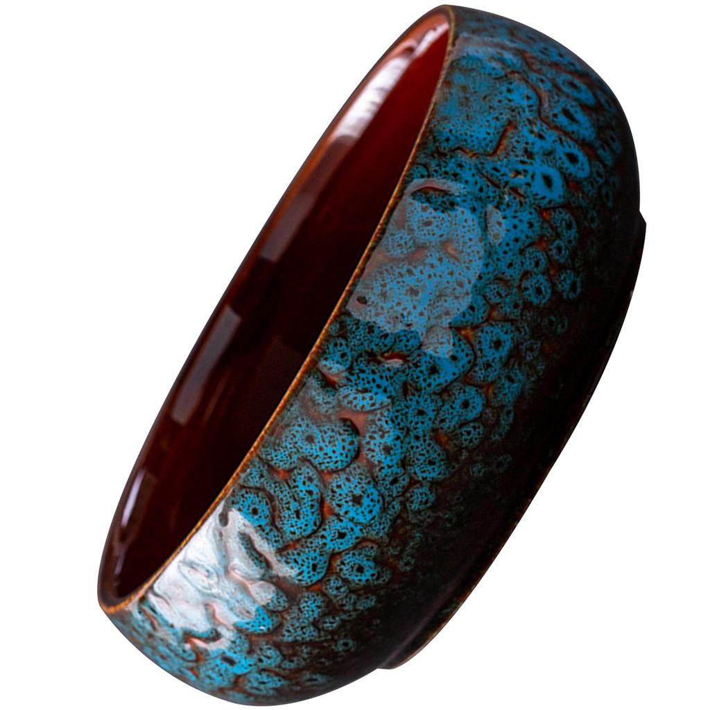 Creative Elegant Ceramic Flower Bowl for Indoor Gardens Water Lilies and Small Fish No Drainage Design Leak Prevention