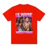 Rapper Lil Wayne Tričko Weezy F Baby Grafická Trička Unisex Dámské Vintage Punk Krátký Rukáv Oversized Tričko Hip Hop Streetwear