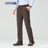 Men's Corduroy Straight-Leg Plush Lined Casual Pants