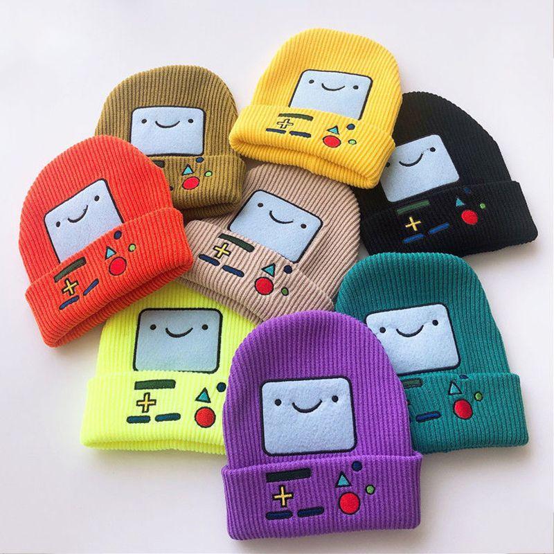 Adventure Time With Finn And Jake Soft Knit Beanie Hat For Cosplay And Warmth