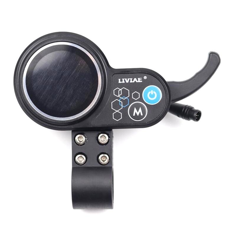 LIVIAE 36V-48V 350W Motor Bezuhlíkový Ovladač LCD Displej Panel Palcový Plyn Elektrická Kola Koloběžka