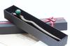 Green Sandalwood and Malachite Single with Glass Perfect for Everyday Japanese Furisode Yukata Entrance Cherry Blossom Season Sandalwood Hairpin,