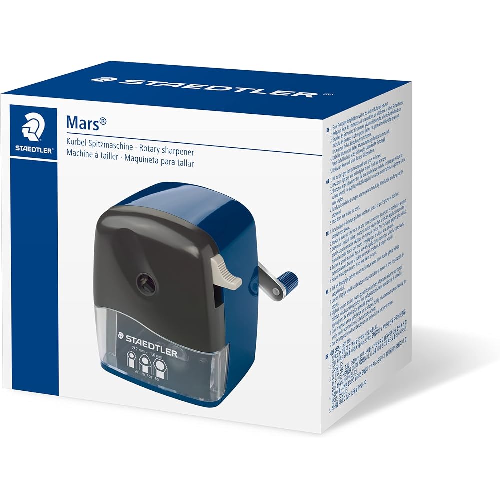 Staedtler Pencil Sharpener Mars Desktop Pencil Sharpener with Angle Adjustment Function for Penci...