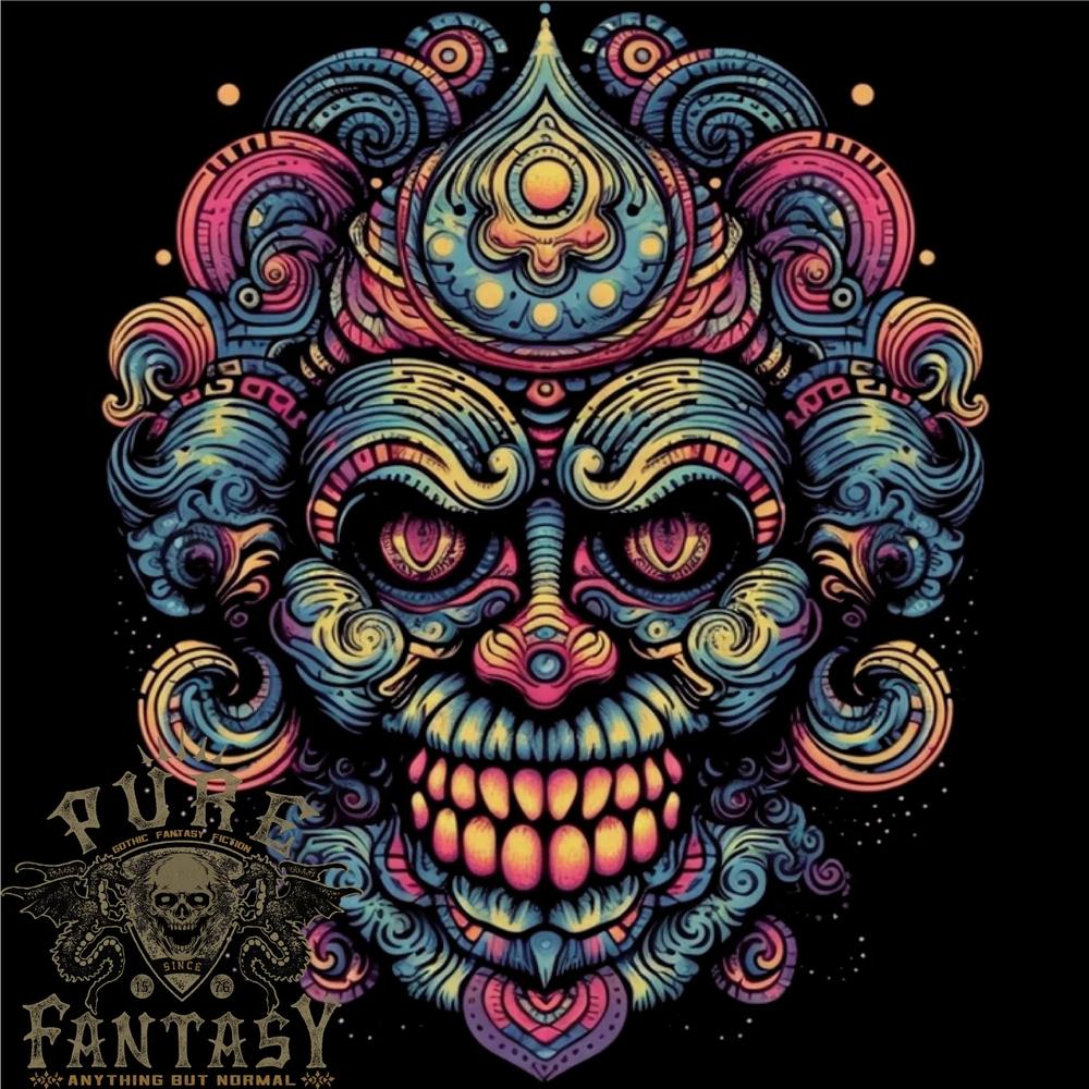 26 An Evil Clown Mask Skull Mens Cotton T-Shirt Tee Top Unisex T-Shirt L