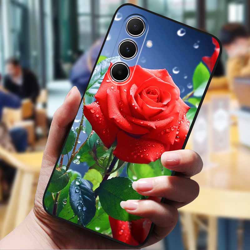 For Samsung A55 A25 A35 A05 A05S 4G 5G A15 A34 A54 A14 5G Cases Soft TPU Silicone Phone Covers for Samsung Galaxy A34 A54 Coque