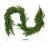Christmas Vine Artificial Green Plant Festive Holiday Door Stair Hanging Decor Collectible Christmas Home Decor Gift Ornament