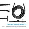 2/3/4m Auto Ruitensproeierslang Met Connector Kit Automobiel Ruitensproeier Spuitmondstuk Ruitenwisser Waterslang Vloeistofslang