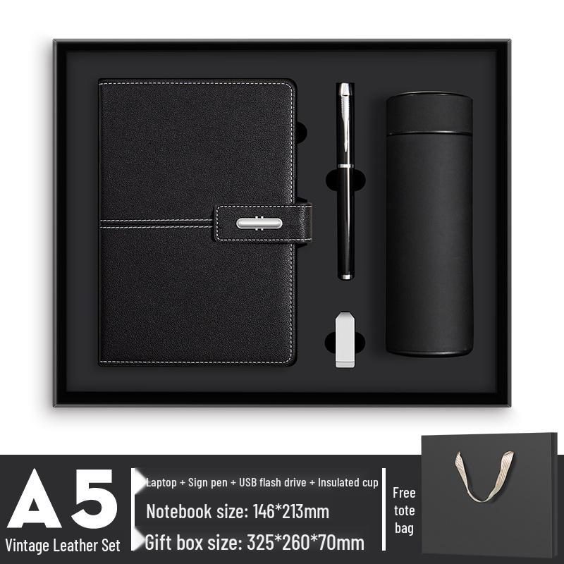 Elegant Business Notebook Gift Set - Office, Meeting, Study, Corporate Souvenir