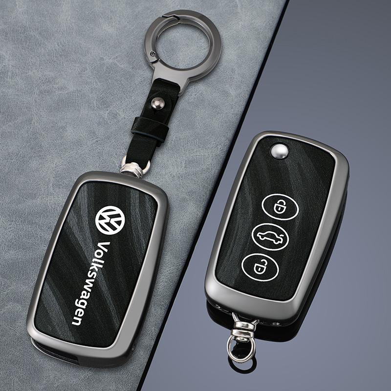 For VOLKSWAGEN Zinc Alloy Car Smart Remote Key Case Cover For VW Polo Golf Passat Tiguan Beetle Caddy T5 Up Eos Octavia Seat Leo