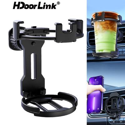Multi-function Car Mount 360 Degree Rotating Cup Holder For Car Water Drink Coffee Bottle Phone Holder Air Vent Outlet Stand