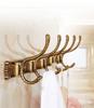 Tuqiu Antique Bronze Robe Hook Clothes Hook Carved Towel Hanger Aluminum Bathroom Hardware Kitchen Hook Bathroom Accessories
