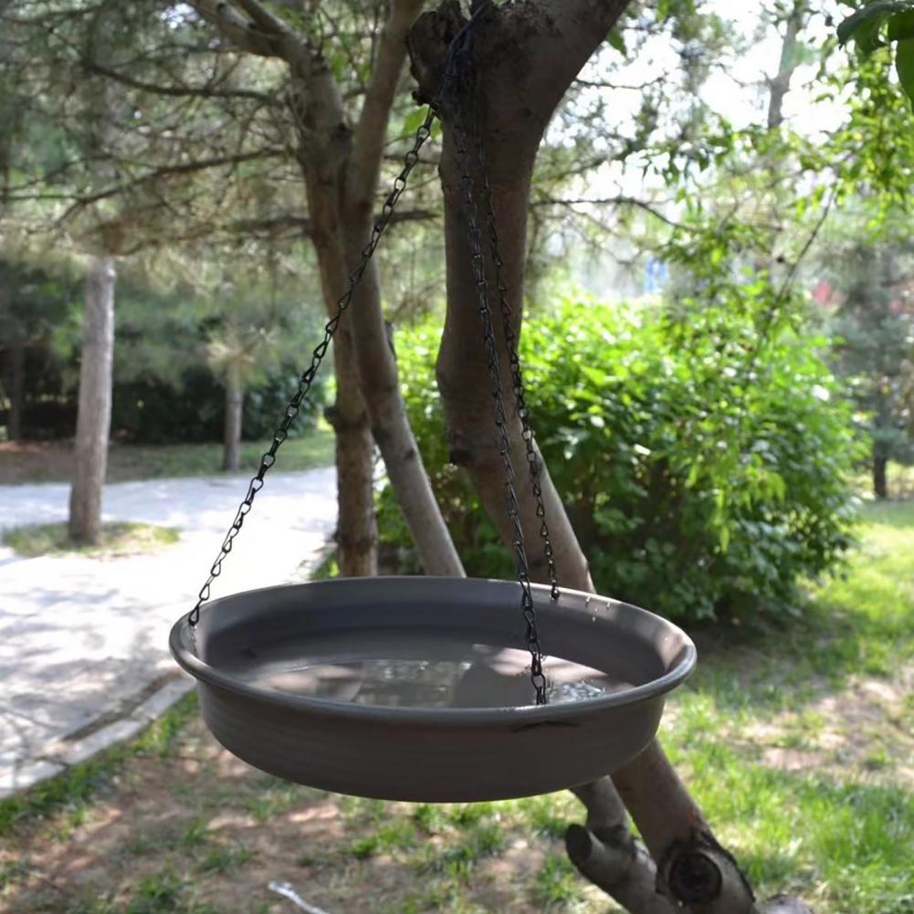 Rust-proof Hummingbird Bath Rust-proof Hanging Hummingbird Bath Metal Bowl with Durable Construction for Garden