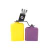Orff Percussion Rack: Yellow & Purple Drum Wood Blocks, Wooden Fish Blocks, Plastic Blocks, Cowbells - High/Low Pitch