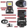 Super Bright LED Work Light Waterproof Cordless Rechargeable Work Light 3 Light Modes 180° Rotation Portable Work Light