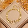 European and American fashion pig nose diamond , personalized trend full of diamonds, light luxury high-end stainless steel 