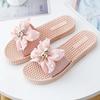 Fashion Flat Woman Slippers Bathroom Sandals Small Size On Offer Shoe Wholesale Summer 2025 Shoes for Women Korea Style Slides Promotion