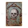 Memento Mori From Pompeii Metal Sign Garage Painting Print Wall Mural Decoration Tin Sign Poster