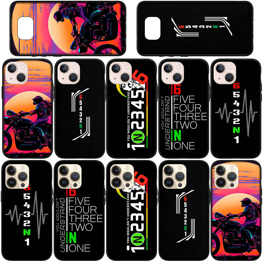 Phone Case for iPhone 17 16 15 Xiaomi Poco F8 F7 X7 X6 M8 C85 C75 Redmi Note 14 13 12 11 Pro Max A3 A4 14C 13C 15C Motorcycle Motorbike 1N23456 Cover