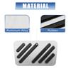 X AUTOHAUX Automatic Brake Pedal Pad Gas Accelerator Pedal Cover Aluminum Compatible with Cadillac XT4 XT5 XT6 Silver Tone Kit, Alloy, 2014-2021,