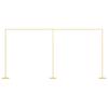 Wedding Arch Gold 657 X 35 X 300 Cm Steel