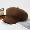 Retro French Style Octagon Hat For Women With Breathable Warmth For Fall And Winter