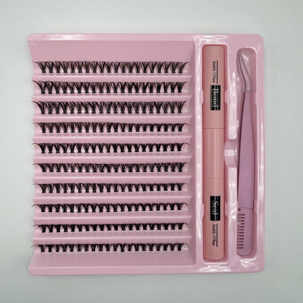 DIY prodlužování umělých řas - Segmentované 30D, 40D, 50D, 80D pro vlastní aplikaci