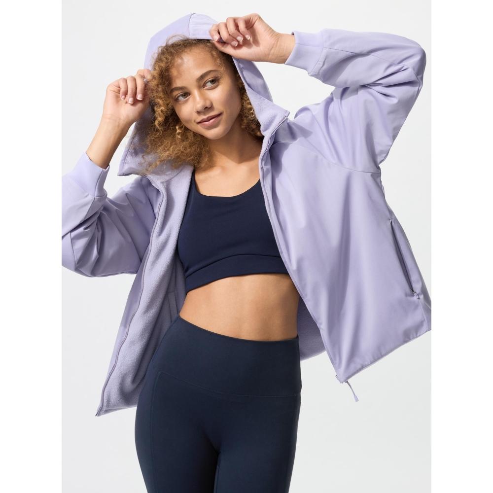 Uniqlo Windblock Fleece Reversible Zip Hoodie