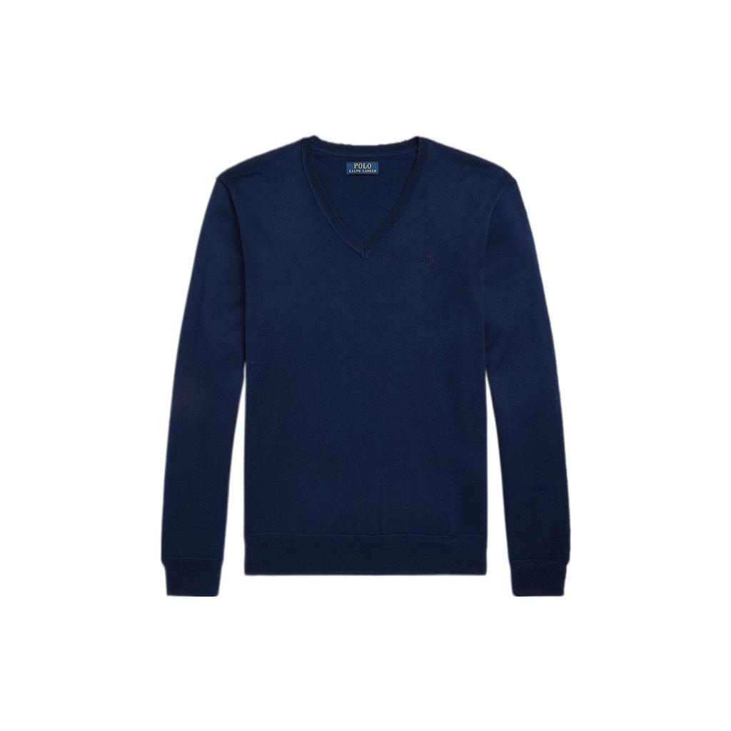 Polo Ralph Lauren Πουλόβερ Ανδρικά Ναυτικό V λαιμόκοψη Μέτριο MNPOSWE16821108-410