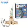40 Tarz Dünya Ünlü Mimari Bina 3D Puzzle Model İnşaatı Yapboz Oyuncakları Çocuklar İçin Noel Hediyesi